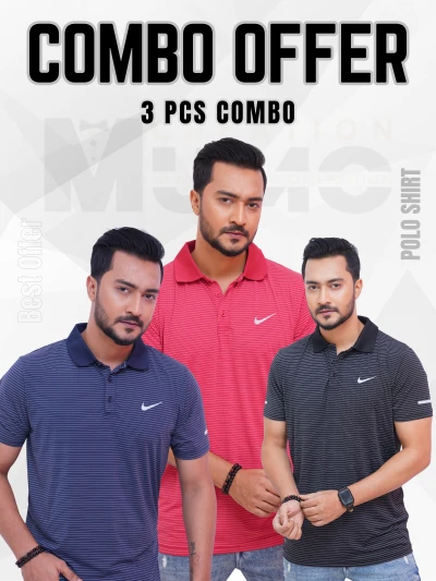 Polo Shirt Combo 3 Pcs secondary
