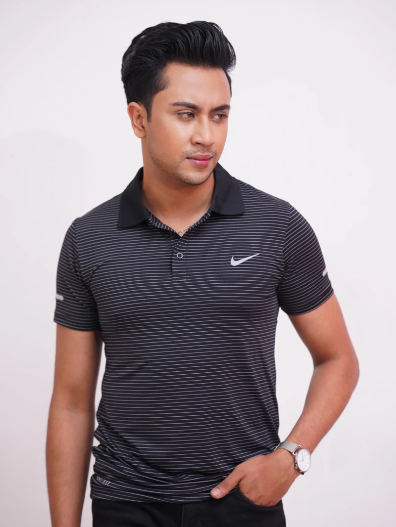 Nike DRI-FIT Polo Shirt with Flatlock Stitch
