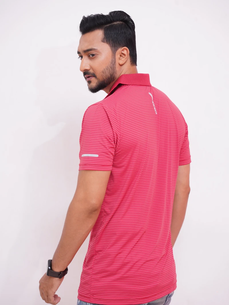 Nike DRI-FIT Polo Shirt – Bright Red